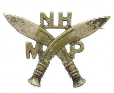 Naga Hills Military Police Cap Badge